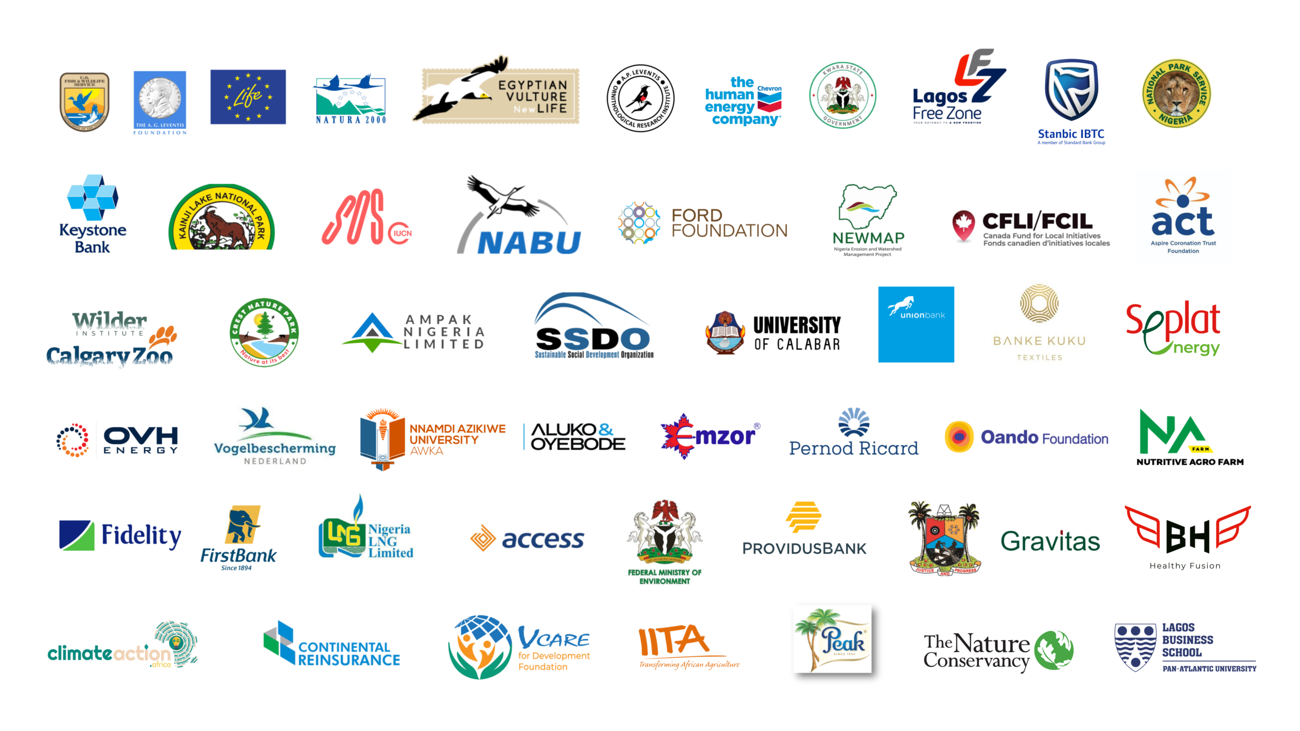 EAA Associates Partners – including Ford Foundation, Seplat Energy, Access Bank, Lagos Free Zone, and more